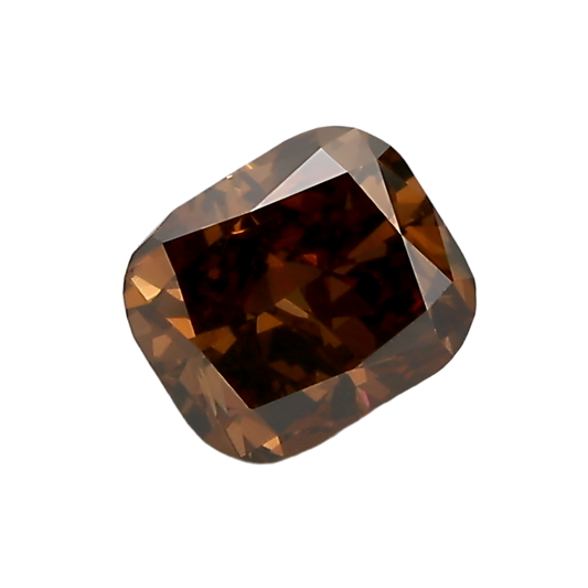 CUSHION CUT	0.63    FANCY DARK ORANGE-BROWN	VVS2   VG    G  N	GIA	5171069820