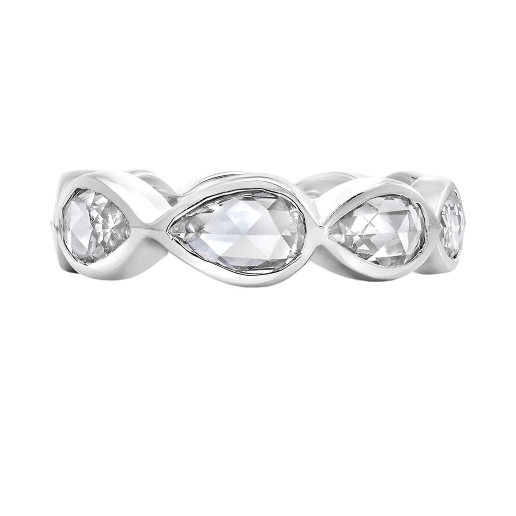 ROSE CUT DIAMOND BAND