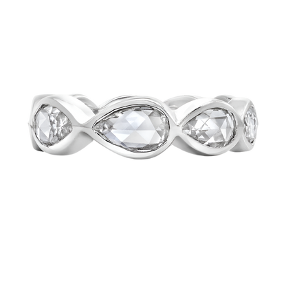 ROSE CUT DIAMOND BAND