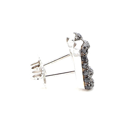 DIAMOND EARRINGS, 18KW