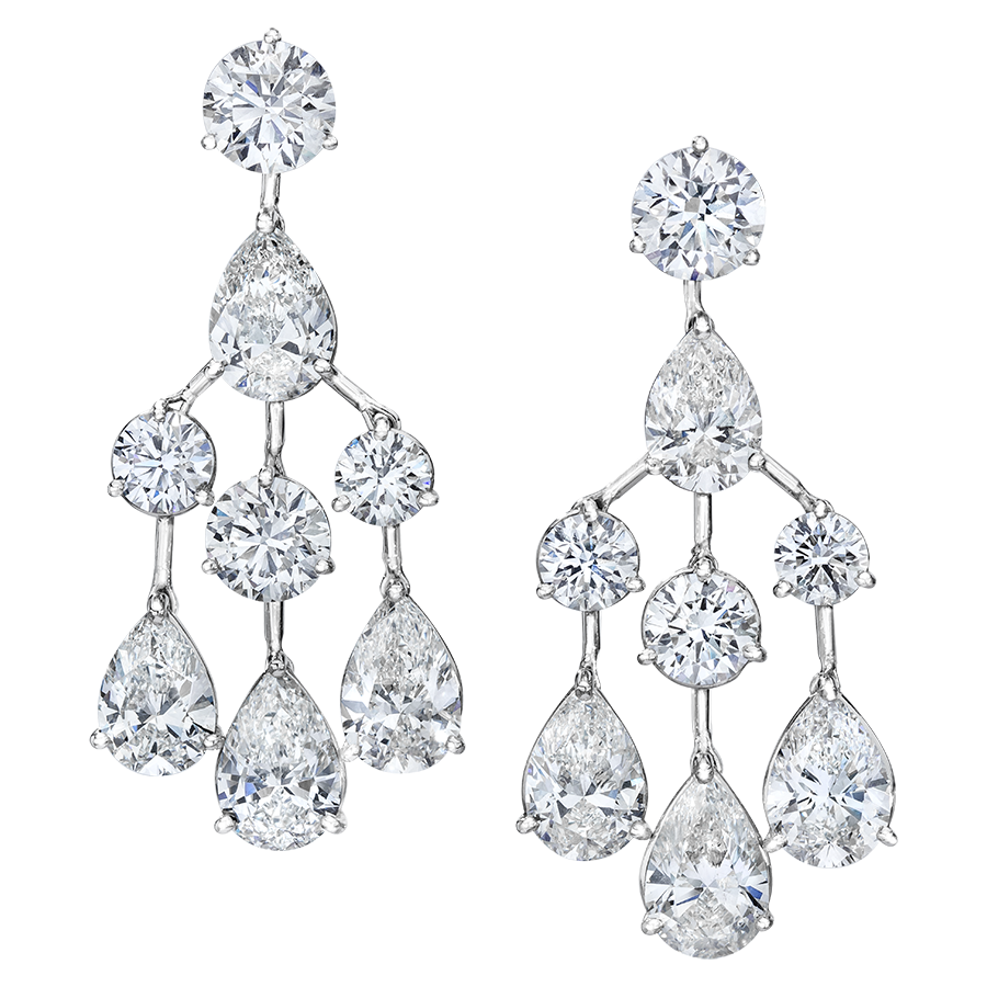 CASCADES : DIAMOND EARRINGS