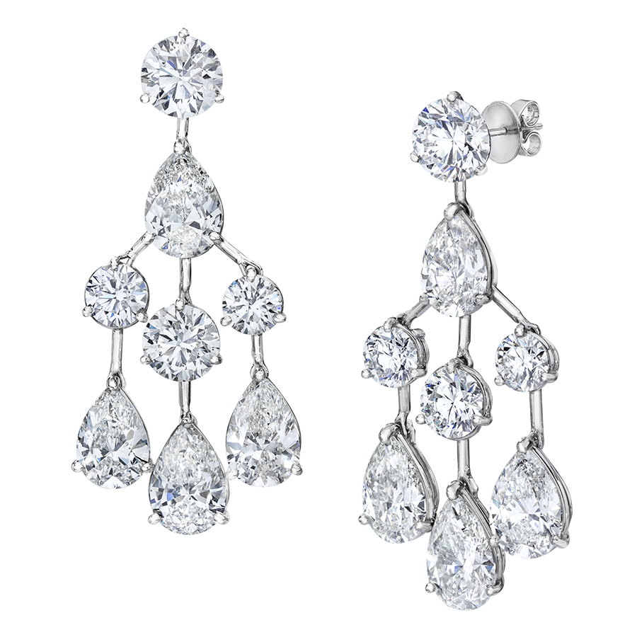 CASCADES : DIAMOND EARRINGS