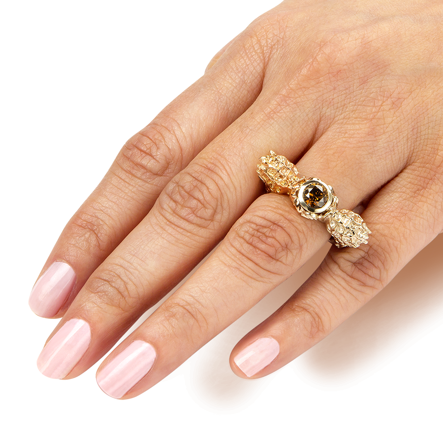 SEA HORSE DIAMOND RING