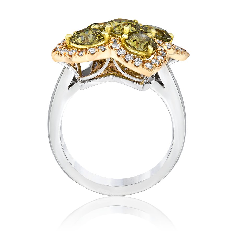 CHAMELEON DIAMOND RING, 18K