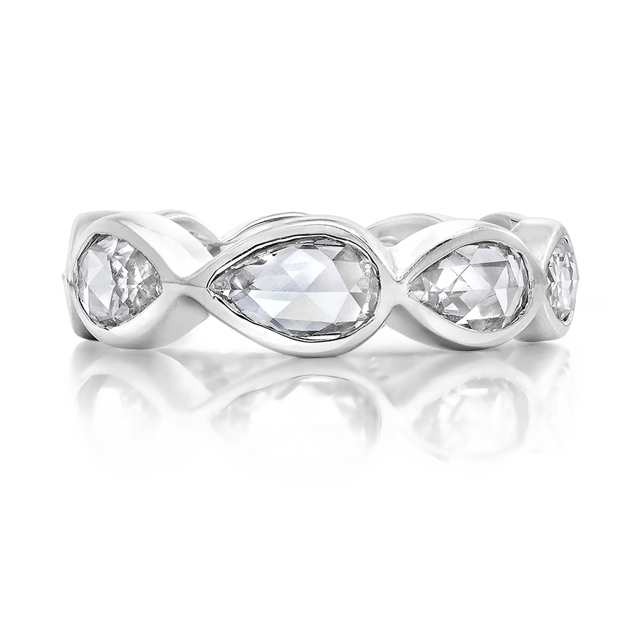 ROSE CUT DIAMOND BAND