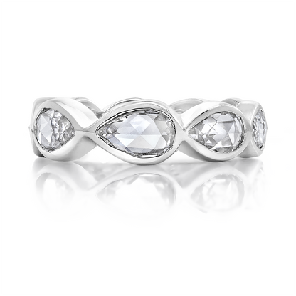 ROSE CUT DIAMOND BAND