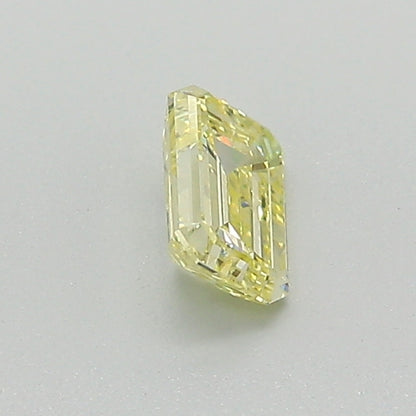 EMERALD CUT   0.43 CARAT  FANCY YELLOW	 VS2    G	  G	N	GIA	2185386277